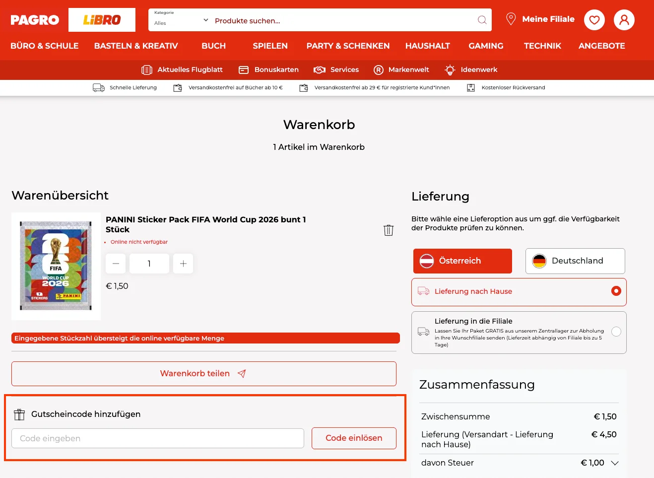 So verwendest du die Gutscheincodes - Pagro