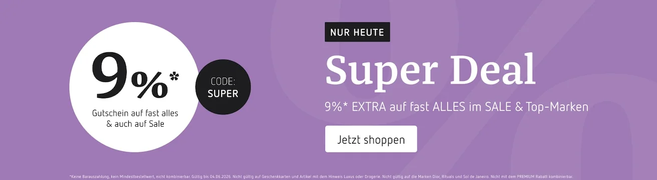 Nachweis des Gutscheins - Parfumdreams - Parfumdreams Gutschein: [[9% extra]] auf fast alles, auch Sale