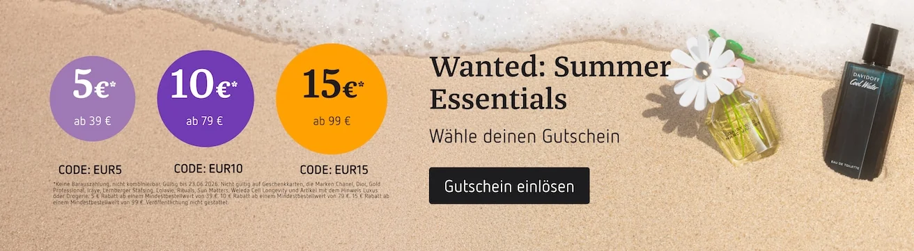 Nachweis des Gutscheins - Parfumdreams - Parfumdreams Gutschein: [[15€ Rabatt]] ab 99€ auf Parfums Kosmetik