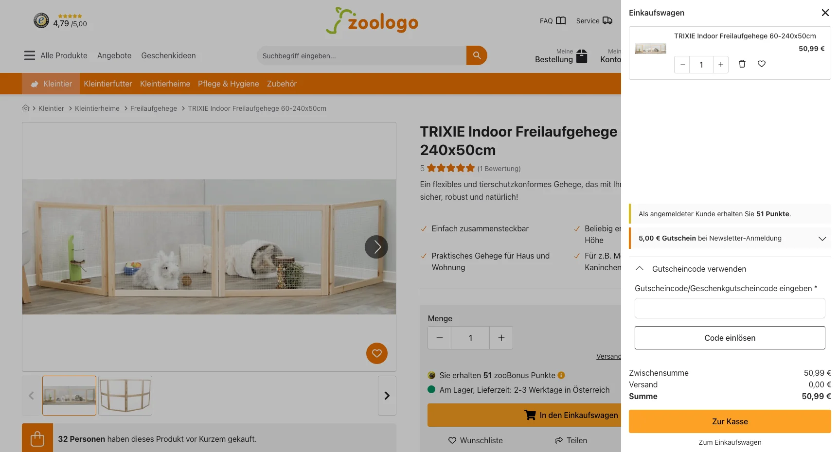 So verwendest du die Gutscheincodes - Zoologo