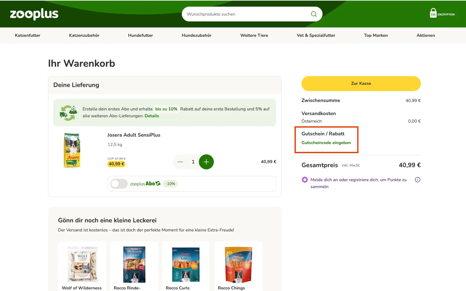 So verwendest du die Gutscheincodes - Zooplus
